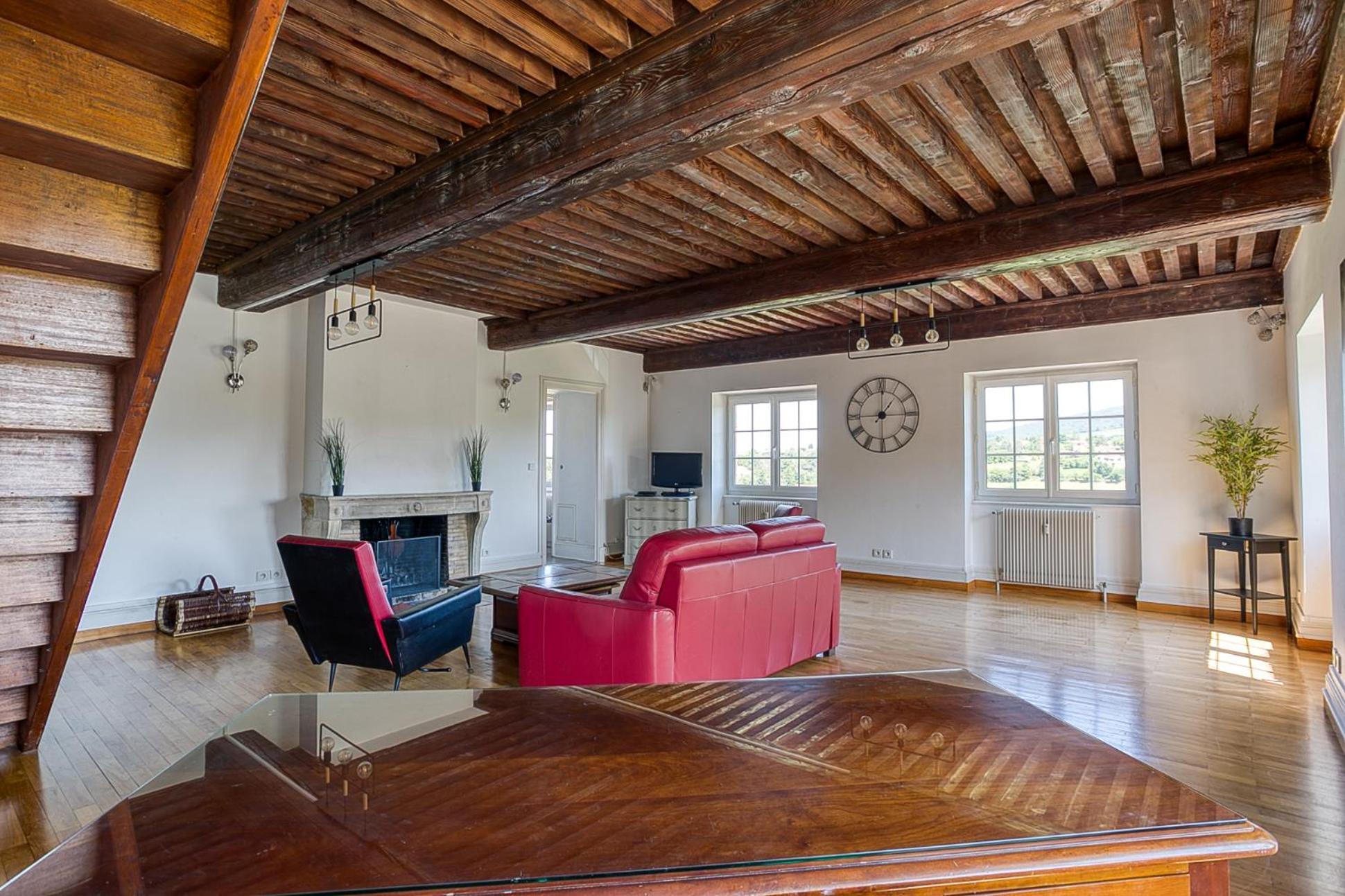 Sejourner Au Chateau De La Roue Grand Appartement Lissieu Eksteriør bilde